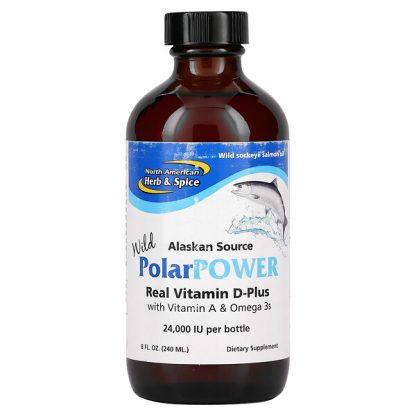 North American Herb & Spice, Alaskan Source Wild PolarPower, Wild Sockeye Salmon Oil, 8 fl oz (240 ml)