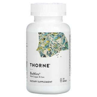 Thorne Research, BioMins with Copper & Iron, 120 Capsules