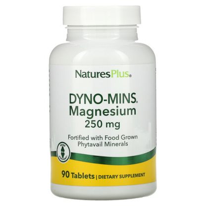 NaturesPlus, Dyno-Mins, Magnesium, 250 mg, 90 Tablets