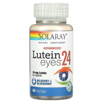 Solaray, Advanced, Lutein Eyes 24, 24 mg, 60 VegCaps