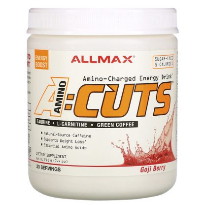 ALLMAX Nutrition, ACUTS, Amino-Charged Energy Drink, Goji Berry, 7.4 oz (210 g)