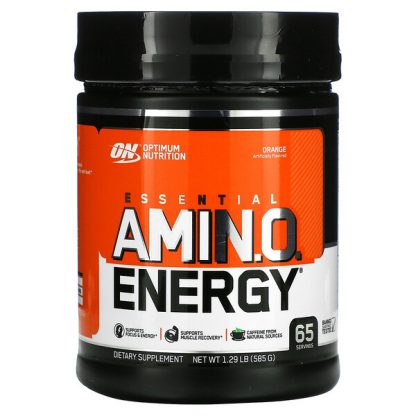 Optimum Nutrition, ESSENTIAL AMIN.O. ENERGY, Orange , 1.29 lb (585 g)