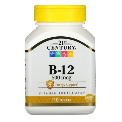 21st Century, B-12, 500 mcg, 110 Tablets