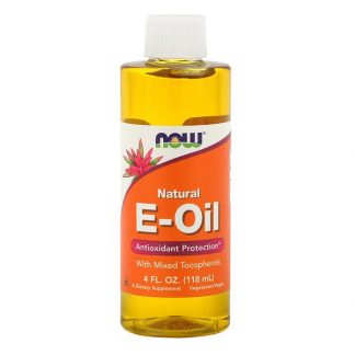 NOW Foods, Natural E-Oil, Antioxidant Protection, 4 fl oz (118 ml)