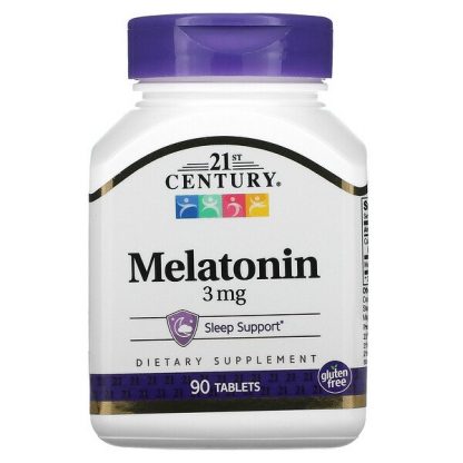 21st Century, Melatonin, 3 mg, 90 Tablets