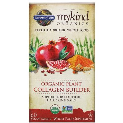 Garden of Life, MyKind Organics, Organic Plant Collagen Builder, 60 Vegan Tablets