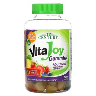 21st Century, VitaJoy Gummies, Adult Multivitamin, Fruit Flavor, 120 Gummies