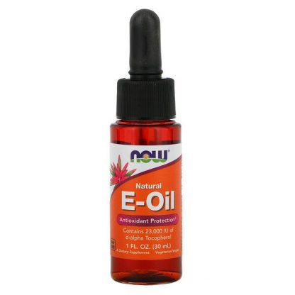 NOW Foods, Natural E-Oil, Antioxidant Protection, 1 fl oz (30 ml)