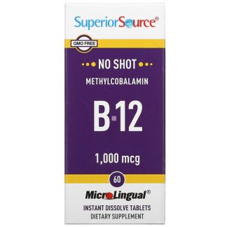 Superior Source, Methylcobalamin B-12, 1,000 mcg, 60 MicroLingual Instant Dissolve Tablets