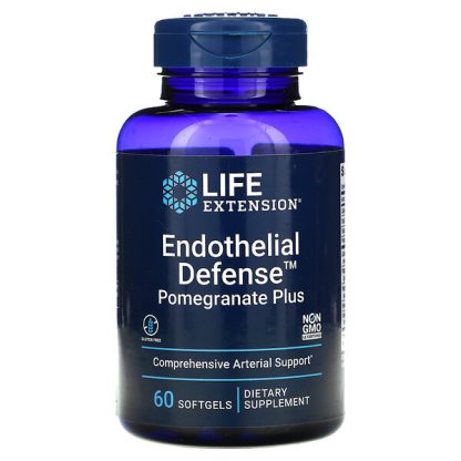 Life Extension, Endothelial Defense, Pomegranate Plus, 60 Softgels