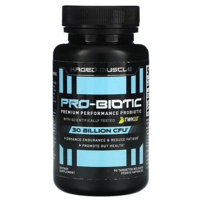 Kaged Muscle, Pro-Biotic, Premium Performance Probiotic, 30 Billion CFU, 90 Targeted Release Veggie Capsules