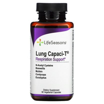 LifeSeasons, Lung Capaci-T, 90 Vegetarian Capsules