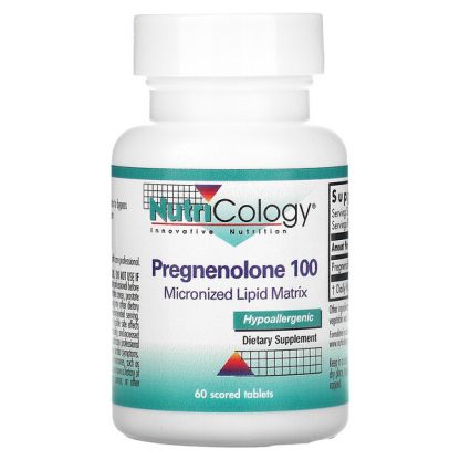 Nutricology, Pregnenolone 100, 60 Scored Tablets