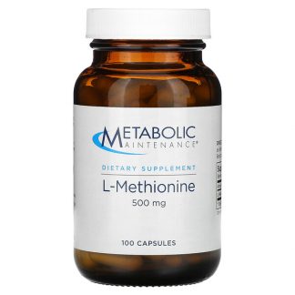 Metabolic Maintenance, L-Methionine, 500 mg, 100 Capsules