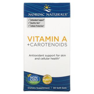 Nordic Naturals, Vitamin A + Carotenoids, 30 Softgels