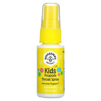 Beekeeper's Naturals, Kids, Propolis Throat Spray, 1.06 fl oz (30 ml)