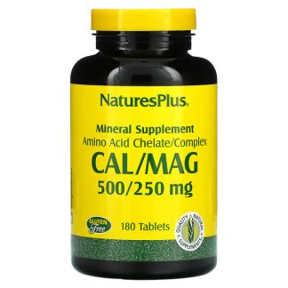 NaturesPlus, Cal/Mag, 180 Tablets