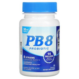 Nutrition Now, PB 8, Probiotic, 14 Billion, 60 Capsules