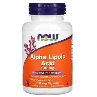 NOW Foods, Alpha Lipoic Acid, 100 mg, 120 Veg Capsules