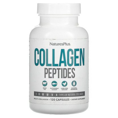 NaturesPlus, Collagen Peptides, 120 Capsules