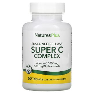 NaturesPlus, Sustained Release Super C Complex, 60 Tablets