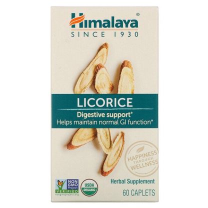 Himalaya, Licorice, Organic Digestive Support, 60 Caplets