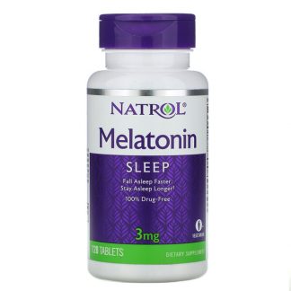 Natrol, Melatonin, 3 mg, 120 Tablets