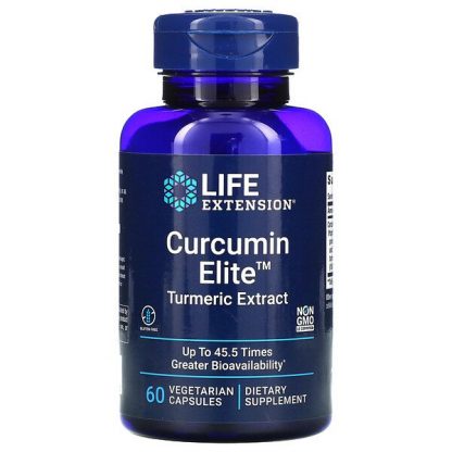 Life Extension, Curcumin Elite, Turmeric Extract, 60 Vegetarian Capsules