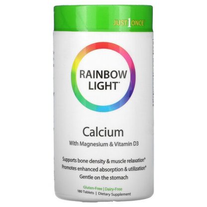 Rainbow Light, Just Once, Calcium , 180 Tablets