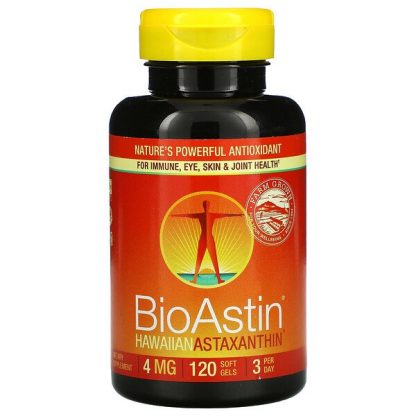 Nutrex Hawaii, BioAstin, Hawaiian Astaxanthin, 4 mg, 120 Soft Gels