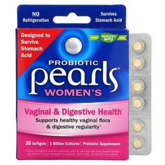 Nature's Way, Probiotic Pearls Women's, Vaginal & Digestive Health, 30 Softgels