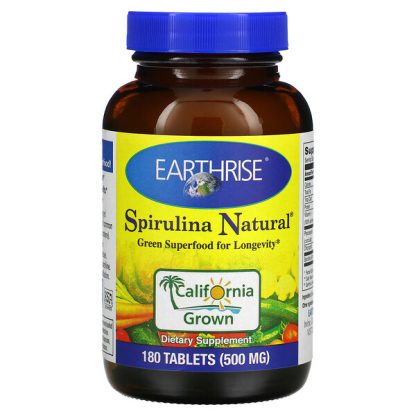 Earthrise, Spirulina Natural, 500 mg, 180 Tablets