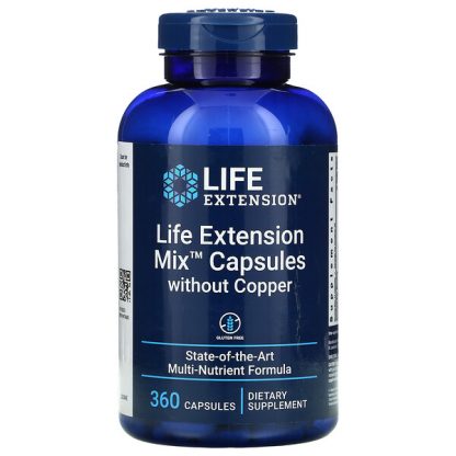 Life Extension, Mix Capsules without Copper, 360 Capsules