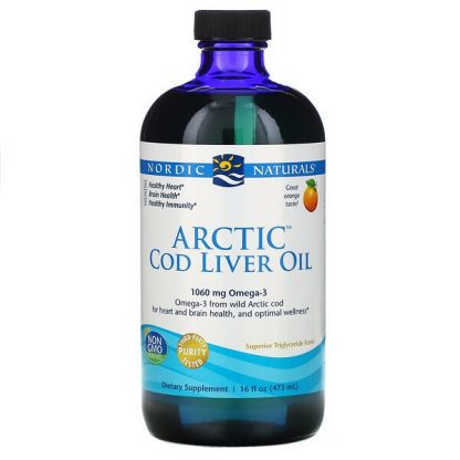 Nordic Naturals, Arctic Cod Liver Oil, Orange, 16 fl oz (473 ml)