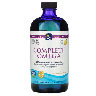 Nordic Naturals, Complete Omega, Lemon , 16 fl oz (473 ml)