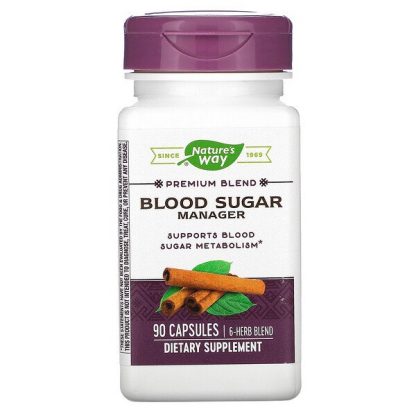 Nature's Way, Blood Sugar Manager, 90 Capsules