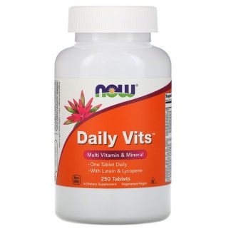 NOW Foods, Daily Vits, Multi Vitamin & Mineral, 250 Tablets