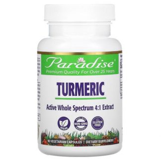 Paradise Herbs, Turmeric, 90 Vegetarian Capsules