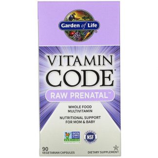 Garden of Life, Vitamin Code, RAW Prenatal, 90 Vegetarian Capsules