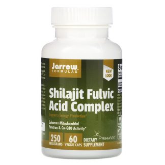 Jarrow Formulas, Shilajit Fulvic Acid Complex, 250 mg, 60 Veggie Caps