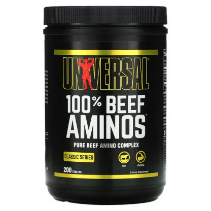 Universal Nutrition, 100% Beef Aminos, 200 Tablets