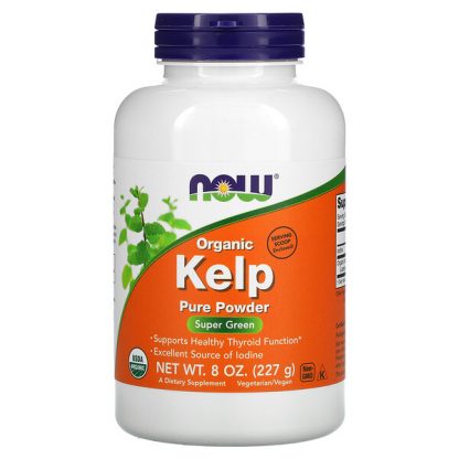 NOW Foods, Organic Kelp, Pure Powder, 8 oz (227 g)