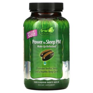 Irwin Naturals, Power to Sleep PM, 120 Liquid Soft-Gels