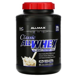 ALLMAX Nutrition, AllWhey Classic, 100% Whey Protein Source, Vanilla, 5 lbs (2.27 kg)