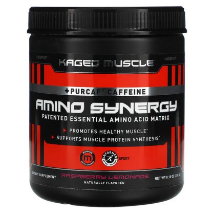 Kaged Muscle, Amino Synergy, Raspberry Lemonade, 8.15 oz (231 g)