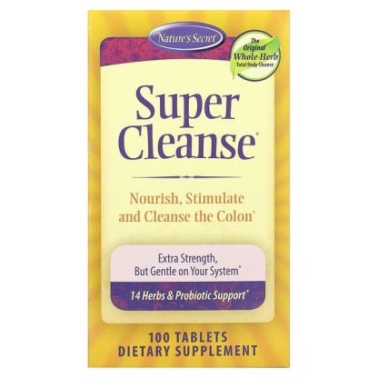 Nature's Secret, Super Cleanse, 100 Tablets