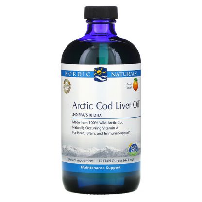 Nordic Naturals, Arctic Cod Liver Oil, Orange , 16 fl oz (473 ml)