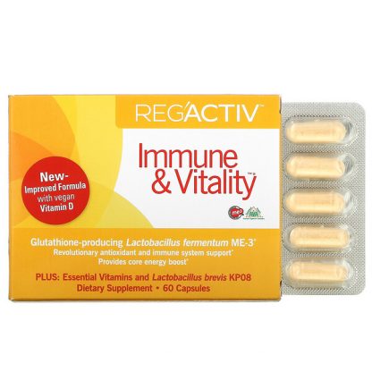 Dr. Ohhira's, Reg'Activ, Immune & Vitality, 60 Capsules