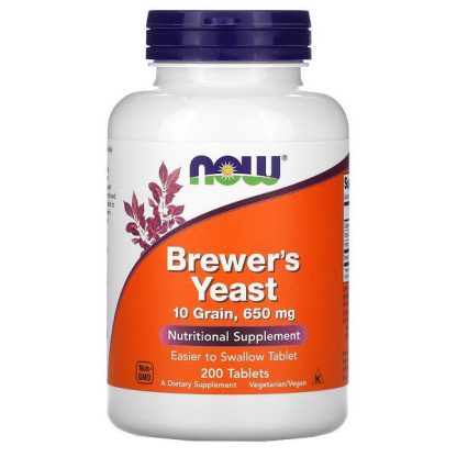 NOW Foods, Brewer's Yeast, 200 Tablets