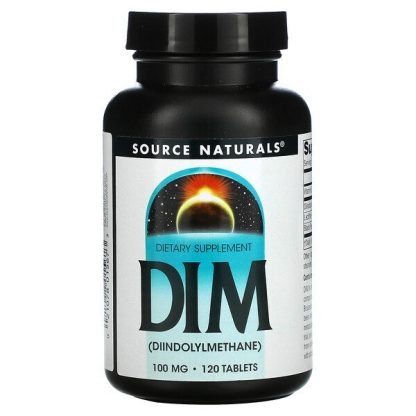 Source Naturals, DIM (Diindolylmethane), 100 mg, 120 Tablets